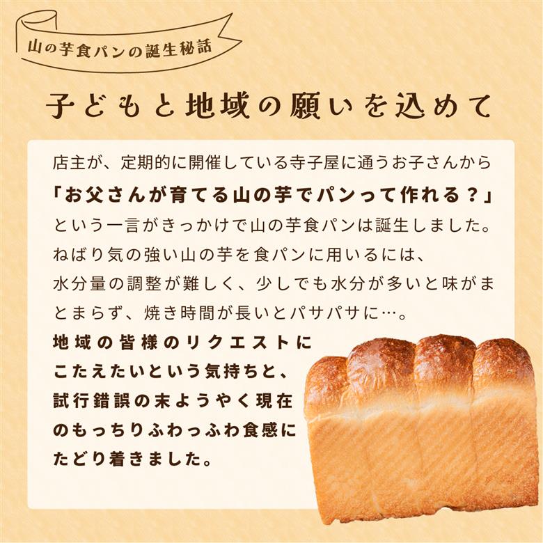 山の芋 食パン 3種セット ふるさと納税 パン ぱん セット 国産小麦 食パン 山の芋 朝食