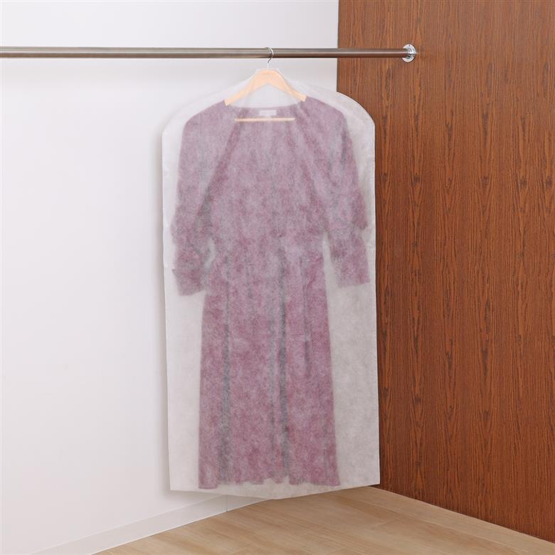 不織布衣類カバー　ロングサイズ 12枚組