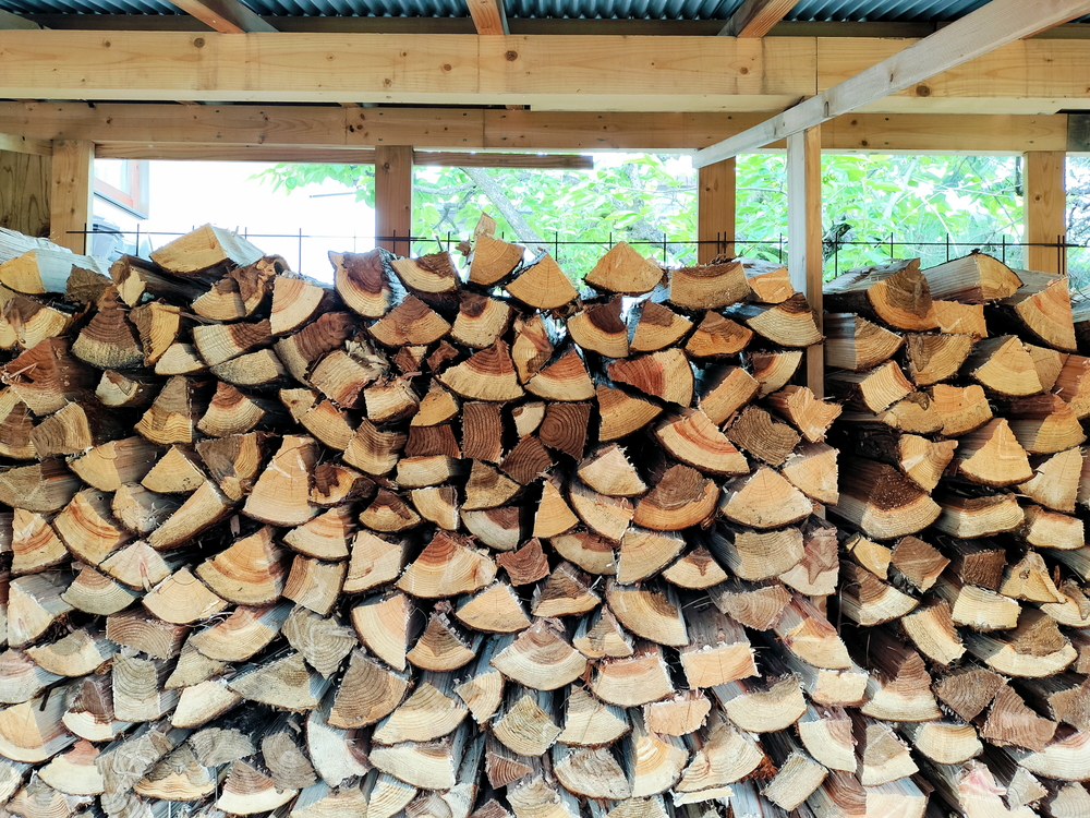 【2025年10月以降発送】キャンプに最適、針葉樹薪　30cm　17kg