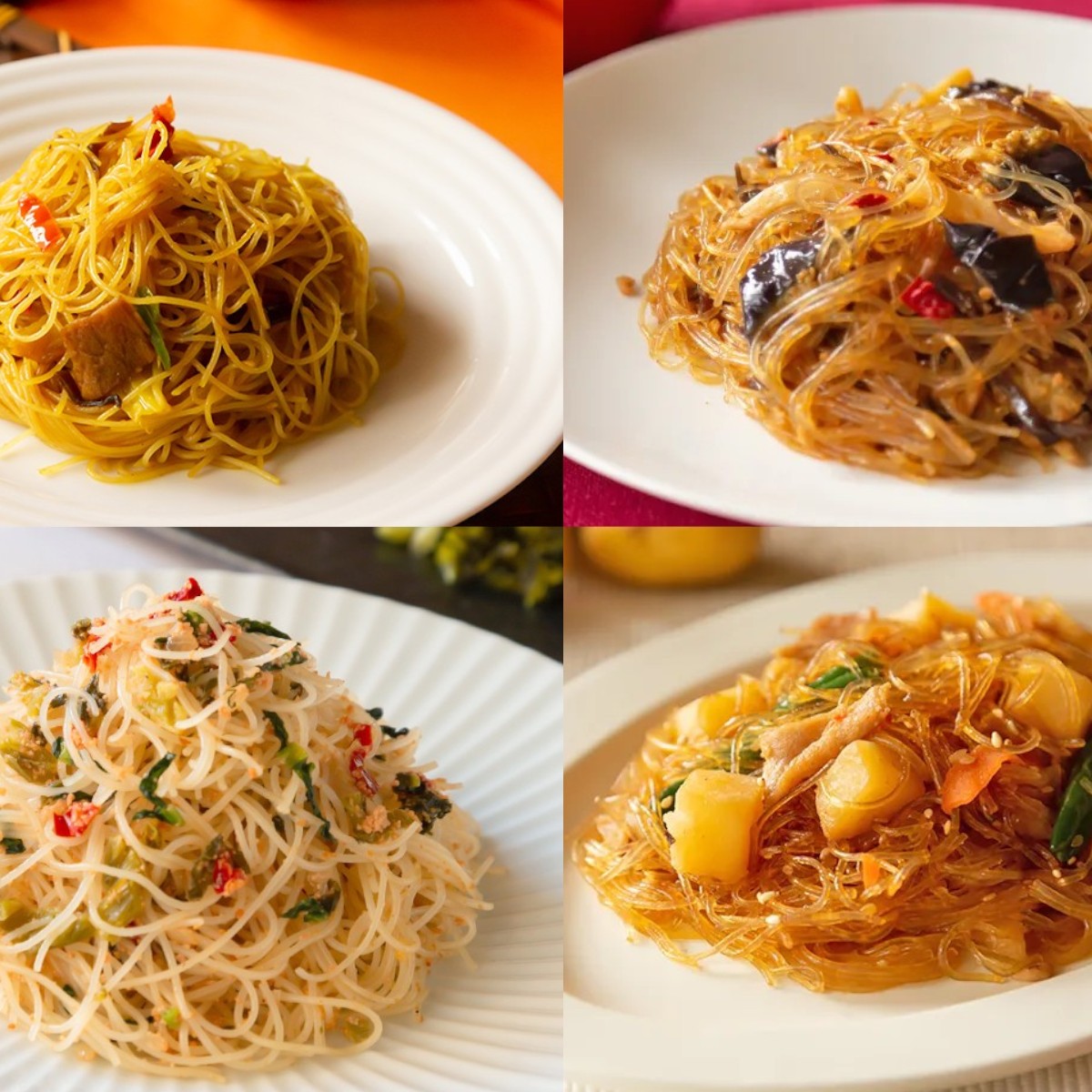 ビーフン  (8食入) & はるさめ (8食入)  ダブルオールスターセット 「ケンミンの焼ビーフン～♪」お米から広がる、やさしい食卓。