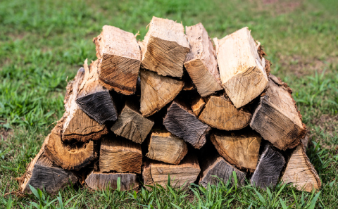 薪　30kg 40cm　クヌギ・ナラ・カシ　高級広葉樹3種のミックス (大割～小割)