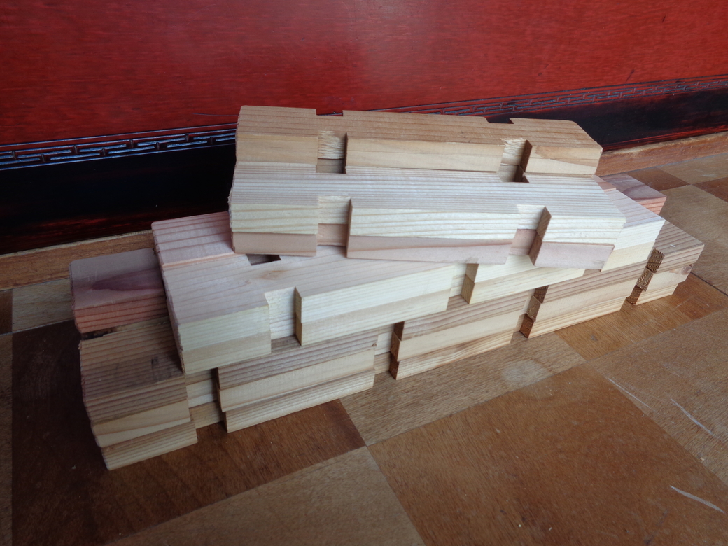 組手什 組立キット 飾り小棚　１番