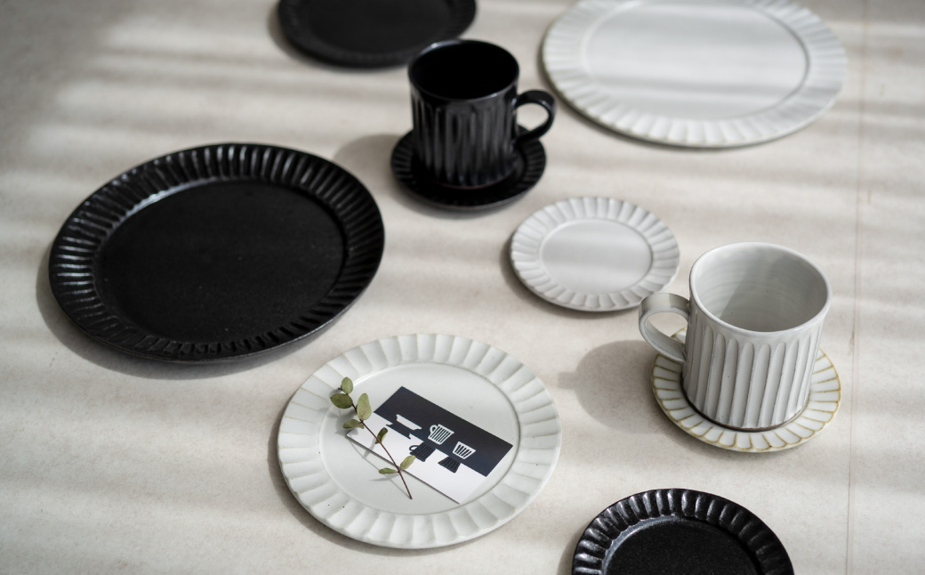 TANBASTYLE カップ＆ソーサー ペアセット 日本六古窯 丹波焼 立杭焼 コーヒー 紅茶 キッチン カフェ レストラン ナチュラル デザイン おしゃれ ペアマグ お祝い 誕生日 プレゼント 電子レンジ対応 食洗器対応 丹波スタイル