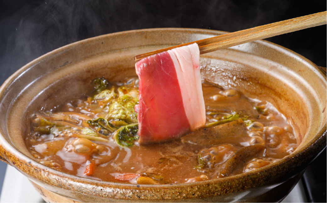 【2025年11月より順次発送】丹波篠山名物”ぼたん鍋”発祥の宿「近又」謹製　ぼたん鍋セット4人前 冬の贅沢、滋味深いぼたん鍋で身も心も温まろう！