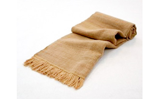 ≪薄手≫丹波木綿ストール　無地 　茶色系