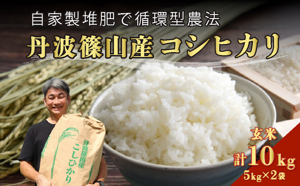 令和7年産　丹波篠山の大地で育まれたコシヒカリ　玄米10kg
