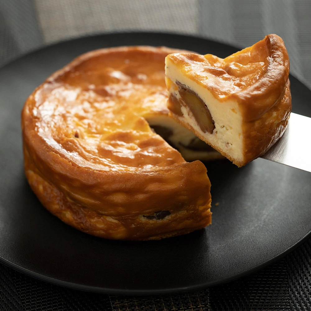 雪岡のチーズケーキ「丹波栗のチーズケーキ」