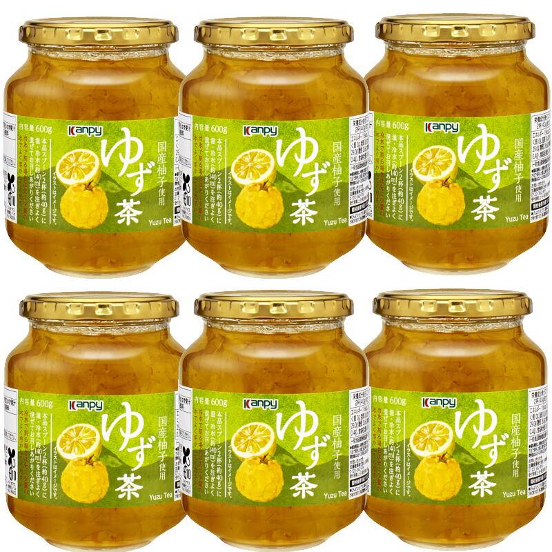 国産ゆず茶　600g　6本入り