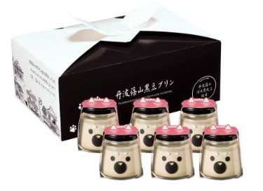 【農家のご当地プリン！】丹波篠山黒豆プリン あずきちゃん（小豆）6個