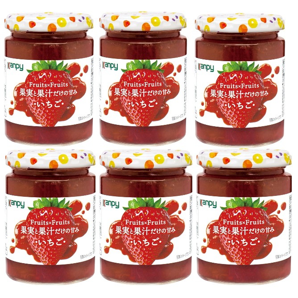 果実と果汁だけの甘み　いちご　260ｇ×6