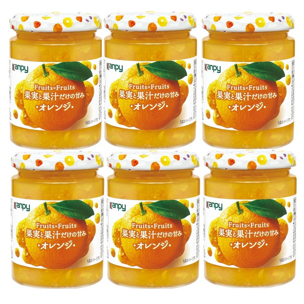 果実と果汁だけの甘み　オレンジ　260ｇ×6