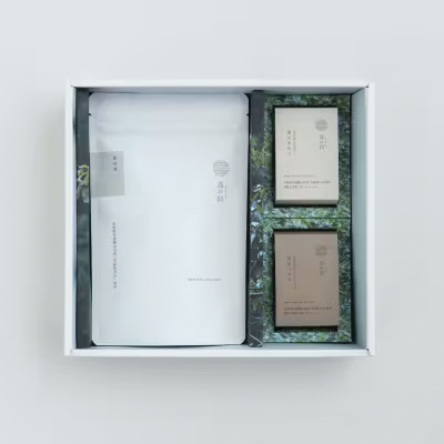 黒豆茶と国産の米粉有機豆乳クッキーのセット