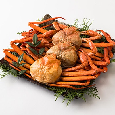 兵庫県香住産　釜茹で香住ガニ 2～3匹入り(約1.1～1.3kg)〈冷凍〉【9月中旬以降発送】【配送不可地域：離島】