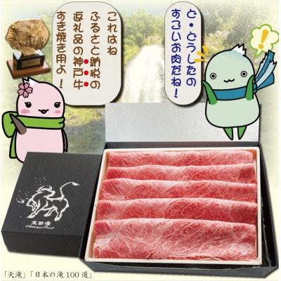 神戸牛 しゃぶしゃぶ ＆ すき焼き用  計500g YBS2 【2026年4月より順次発送】【配送不可地域：離島】