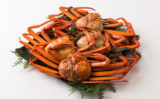 兵庫県香住産 釜茹で香住ガニ(紅ズワイガニ)3～4匹入(約2kg)〈冷凍発送〉【9月中旬以降発送】【配送不可地域：離島】