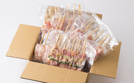 焼き鳥セット おまかせ5種盛り合わせ(もも・ももねぎ・生皮・ハラミなど)50本【配送不可地域：離島】