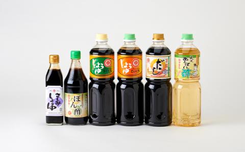 兵庫県養父市　マルナカ醤油製【ふるさとの味6本セット　B】