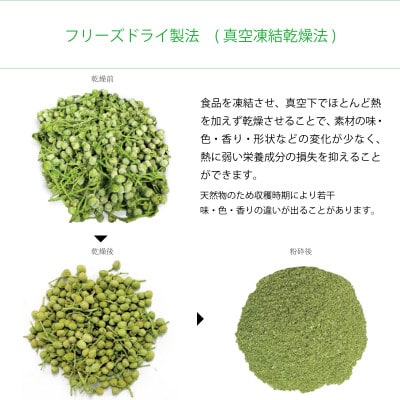 朝倉山椒の粉山椒(フリーズドライ)