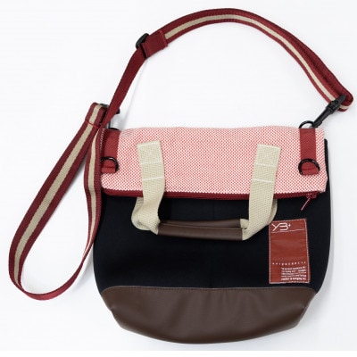 yabu+ ショルダートートバッグ赤刺子