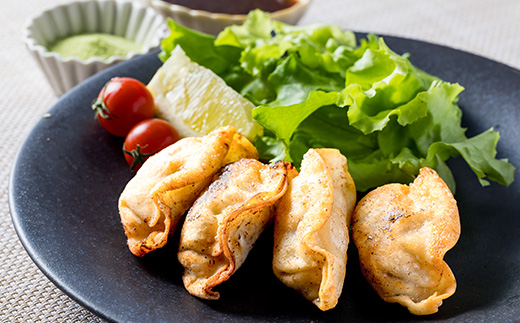 八鹿豚味わう養父餃子(要冷凍/12個入り)×2パック【配送不可地域：離島】