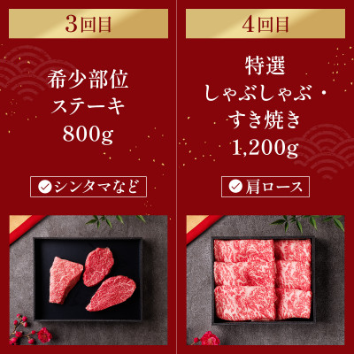 【毎月定期便】和牛セレブの神戸牛 定期便「ファーストクラス」全6回【配送不可地域：離島】