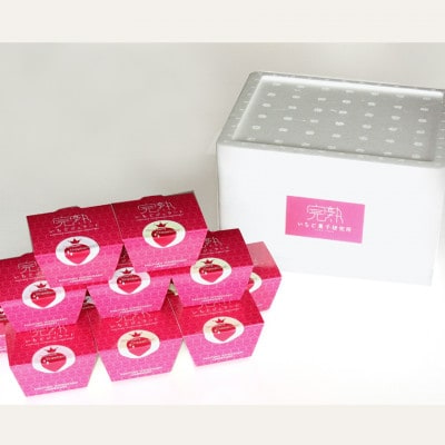 完熟いちごジェラート12個入【配送不可地域：離島】