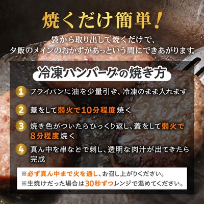 【お肉屋さんのハンバーグ】ぎゅうぎゅうバーグ8個入(化粧箱入り)【配送不可地域：離島】