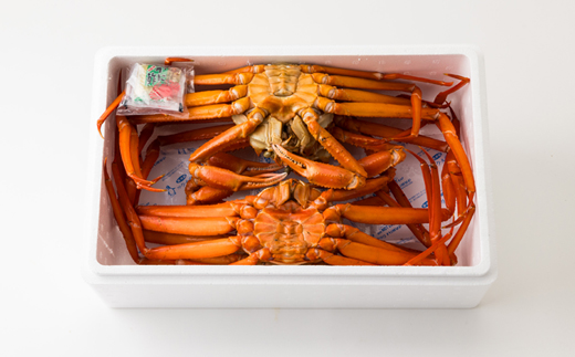 兵庫県香住産 釜茹で香住ガニ(紅ズワイガニ)3～4匹入(約2kg)【9月中旬以降発送】【配送不可地域：離島・北海道・沖縄県・東北・九州】