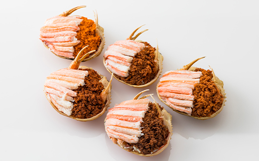 セコガニの甲羅盛　5個【配送不可地域：離島】