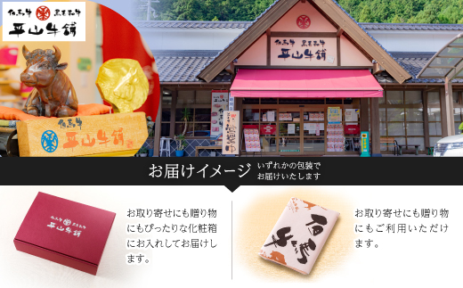 【毎月定期便】平山牛舗の厳選「但馬牛」おたのしみ(ギフトに嬉しい化粧箱仕様)全6回【配送不可地域：離島】