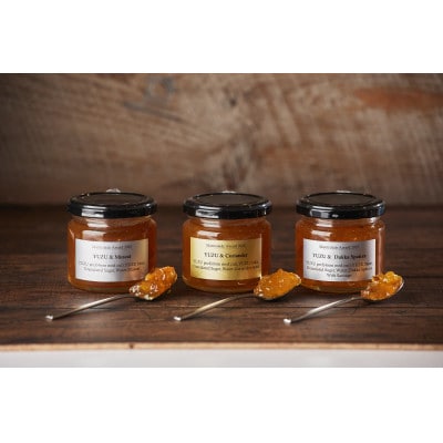 【世界マーマレードアワード2025受賞】天滝ゆず使用!オリジナルマーマレード3種セット