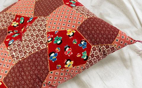 【細川ふとん店】本格手作り綿座布団 ２枚セット