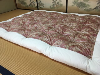 【浅井ふとん店】［抗菌・防ダニ］素朴なコットン掛け布団/シングル・ピンク