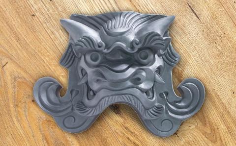 手作り鬼瓦　鬼面　壱号