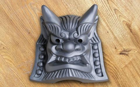 手作り鬼瓦　鬼面　参号