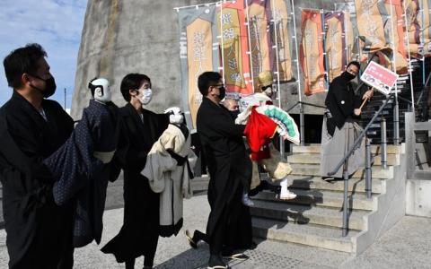 淡路人形座 １日座長体験チケット-座長弁当 えべっさんのお福わけ（おせんべい）付き-