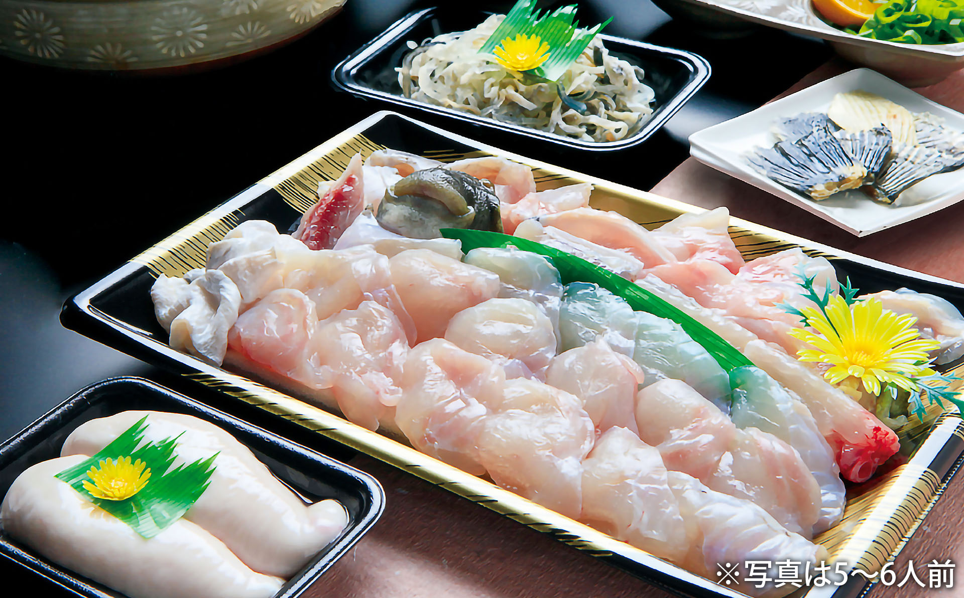 冷凍【淡路島3年とらふぐ】鍋白子　ふぐ鍋・白子付（3～4人前）