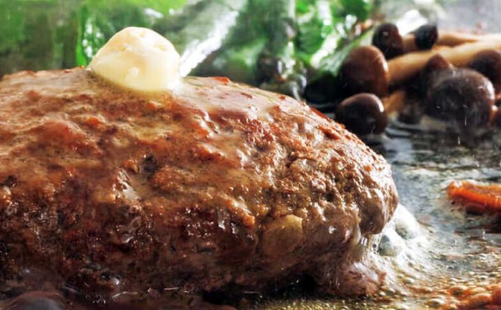 熟成淡路牛とえびすもち豚の合挽ハンバーグ（150g×24個セット）