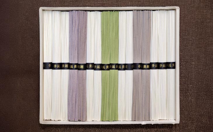 淡路島自然派 手延べそうめん詰め合わせ　18把　木箱入り