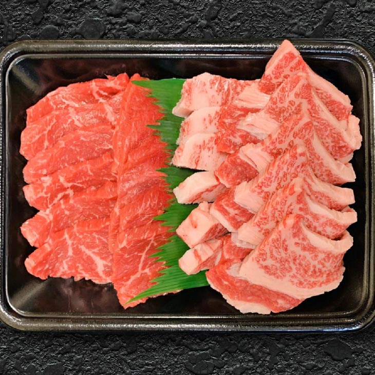 国産淡路牛上赤身焼肉×上カルビ 500g
