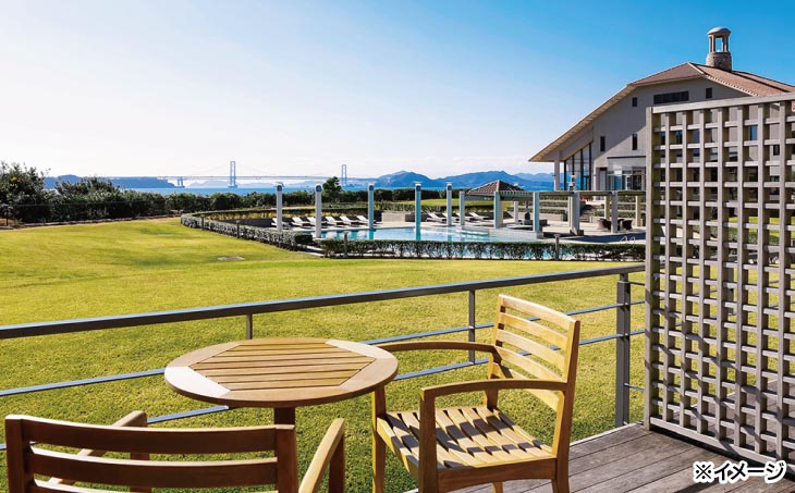 淡路島のリゾートホテル「ホテルアナガ」は全室南向きのオーシャンビュー！ 【ホテルアナガ】 デラックスルーム　1泊2名様 朝食付