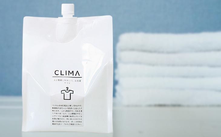 【develop】人と環境にやさしい、お洗濯　CLIMA（クリマ） 3L詰替え用×4個