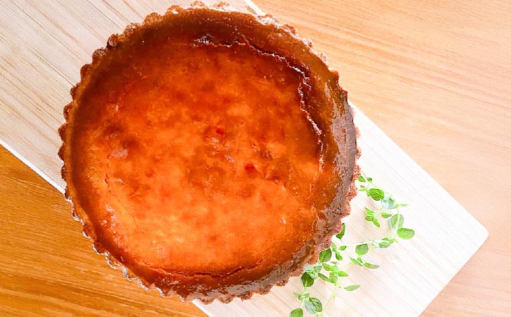 島の恵みたっぷりチーズケーキタルト
