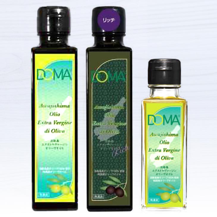 淡路島エクストラヴァージンオリーヴオイル３本〈フルーティセット〉