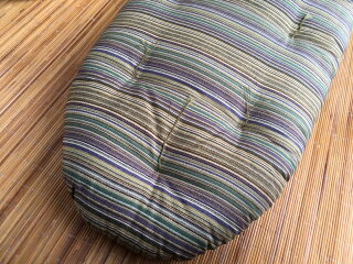 【浅井ふとん店】ちょい寝座布団［松帆どう太くん］/グリーン