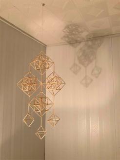 幻想的で美しい癒しのインテリア 【Papilio】光のモビール「ヒンメリ」　ステップアップ