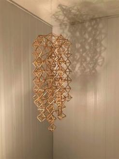 幻想的で美しい癒しのインテリア 【Papilio】光のモビール「ヒンメリ」　光のシャワー