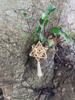 幻想的で美しい癒しのインテリア 【Papilio】光のモビール「ヒンメリ」　マカバ