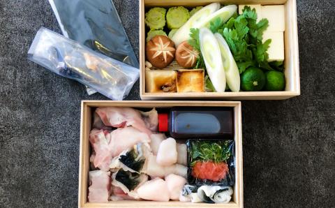 ホテルアナガ 自家製　淡路島3年とらふぐ鍋セット （2人前）