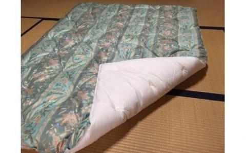 天日干しなどお手入れを丁寧に継続することで10年以上お使いいただけます。 ゴージャスなコットン肌布団＜抗菌・防ダニ＞/シングル・グリーン